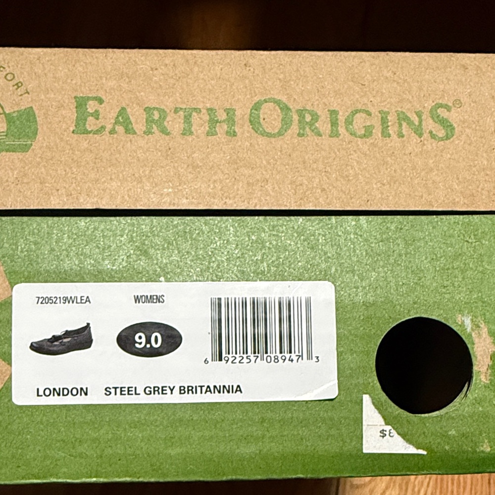 Earth Origins Steel Grey Britannia Women's Footwear